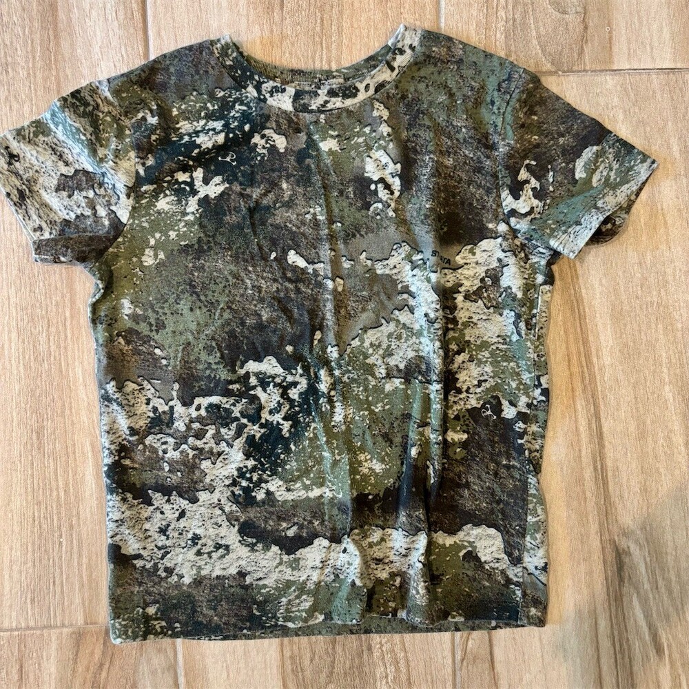 RedHead Youth T-Shirt Boys Size M Multicolor Camouflage Short Sleeve